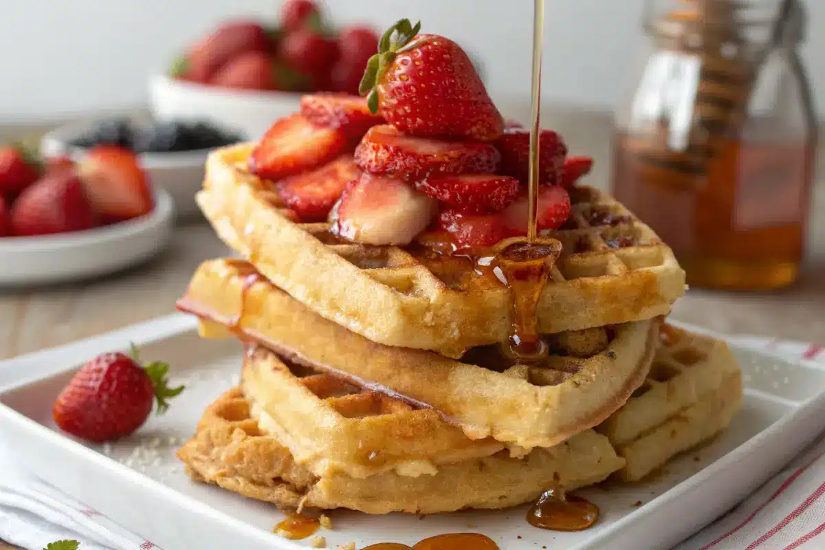 Crowd-Pleasing Strawberry Waffles: Perfect for Any Season or Celebration